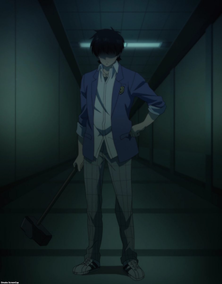 High Rise Invasion Episode 3 Rika Honjou Holds Sledgehammer