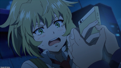 High Rise Invasion Episode 3 Yuri Needs Mayuko's Cell Phone