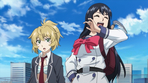 High Rise Invasion Episode 5 Yuri Ohohoho Jousama Laughs Coughs