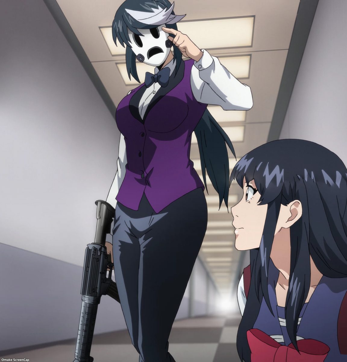 High Rise Invasion Episode 6 Dealer Mask Warns Yuri