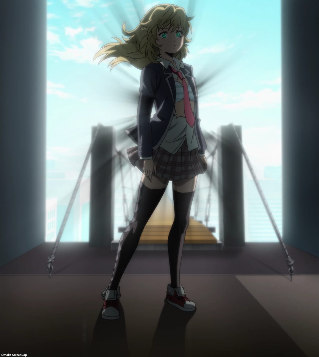 High Rise Invasion Episode 6 Mayuko Mask Flowing Hair