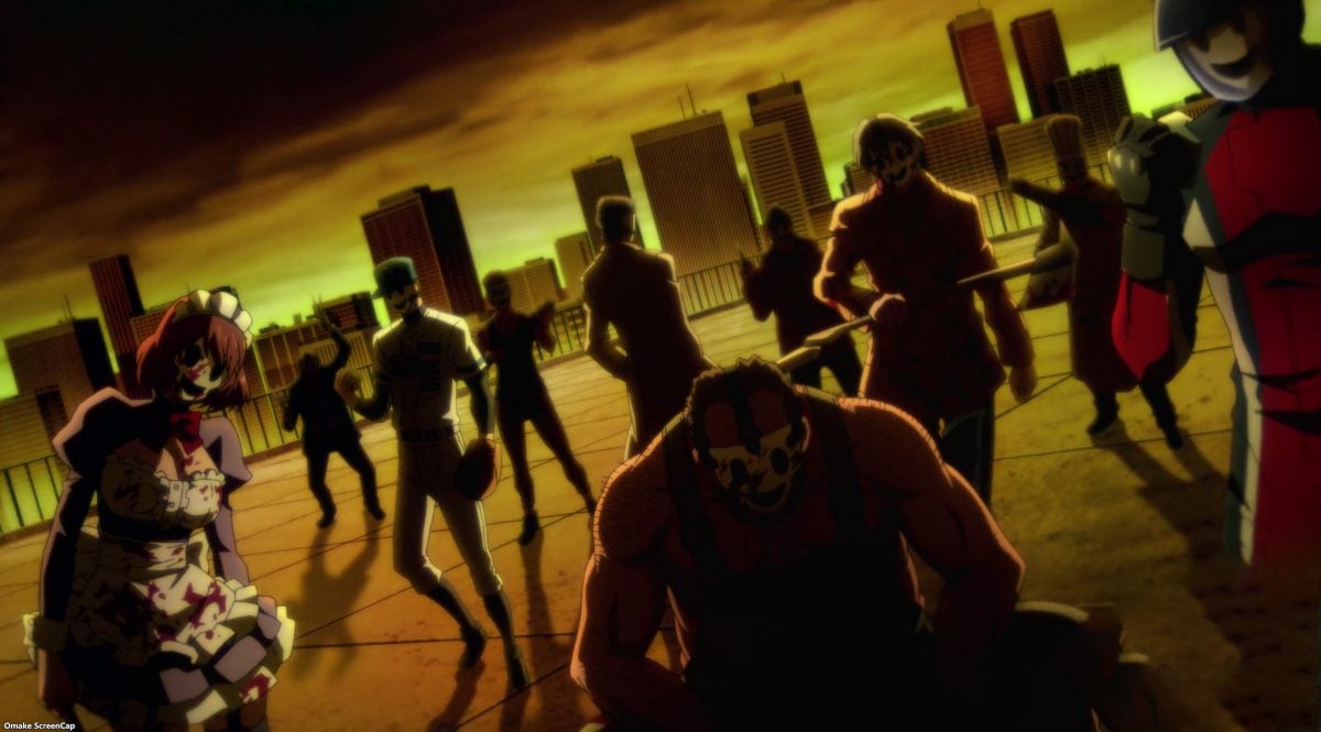 High Rise Invasion OP The Masks On Rooftop