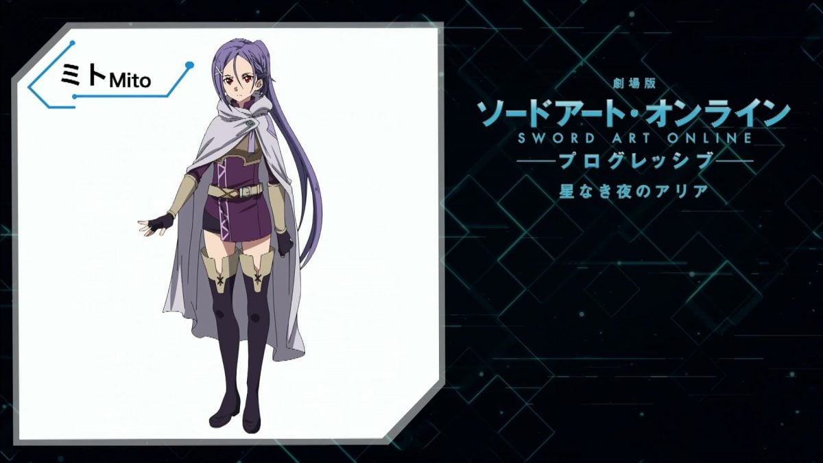 Sword Art Online Progressive Aria Of The Nigh Charater Mito