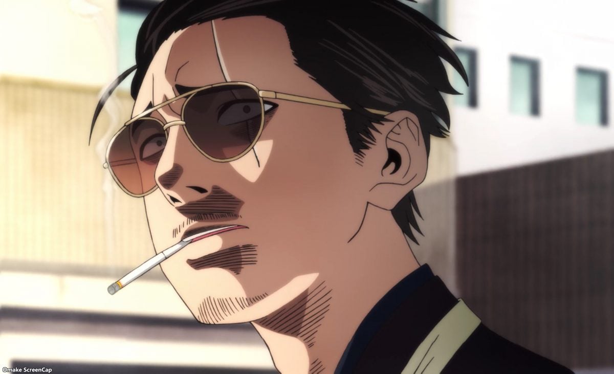 Gokushufudou Episode 1 Tatsu Smokes