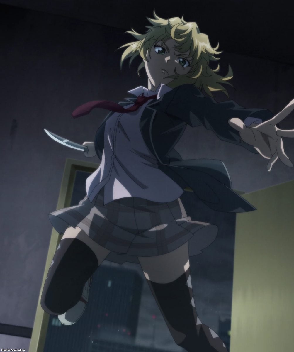 High Rise Invasion Episode 11 Mayuko Jump Attack