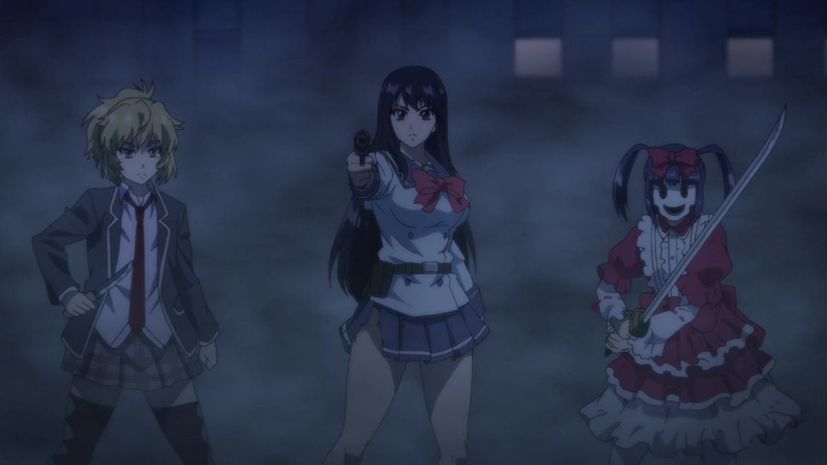 High Rise Invasion Episode 11 Mayuko Yuri Ein Mask