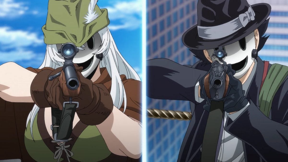 High Rise Invasion Episode 9 White Feather Mask Vs Sniper Mask