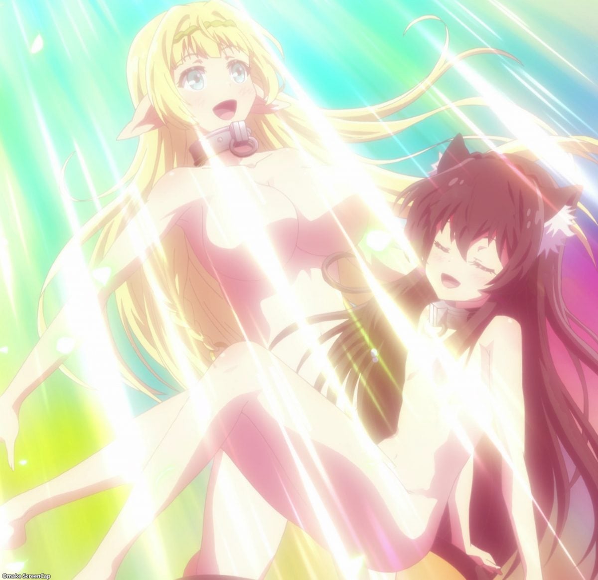 Isekai Maou S2 Episode 1 Shera Rem Sunbathe