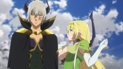 Isekai Maou S2 Episode 2 Shera Presses Against Diablo