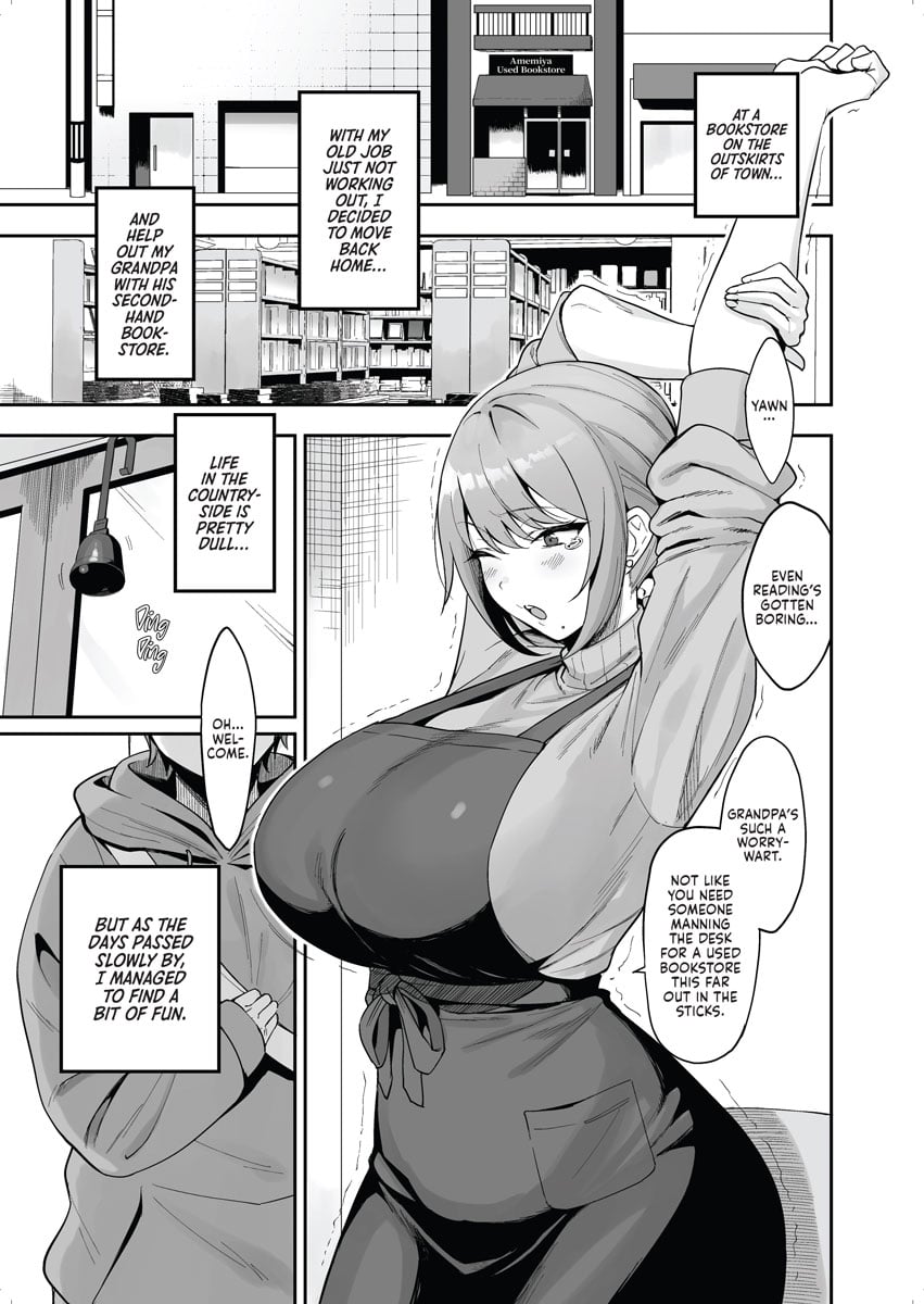 The Lady At The Used Bookstore Page1