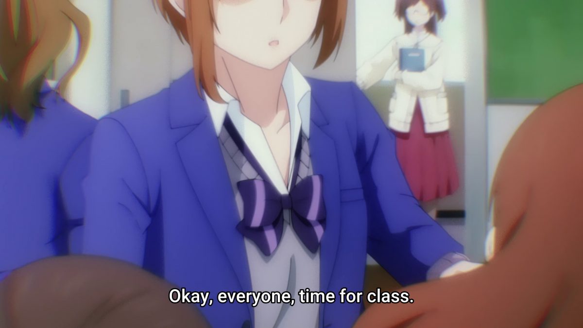 Kumo Desu Ga Nani Ka Class Scene