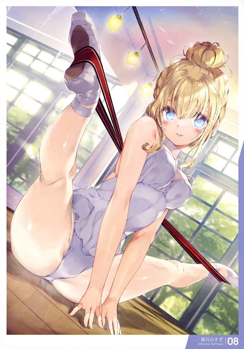 Dengeki Moeoh June 2021 Stretching Girls Dengeki Moeoh Art Book 0004