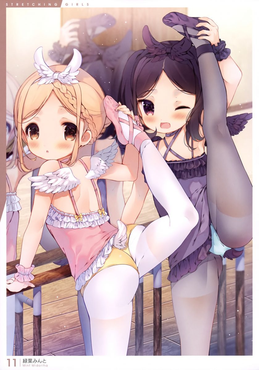 Dengeki Moeoh June 2021 Stretching Girls Dengeki Moeoh Art Book 0007