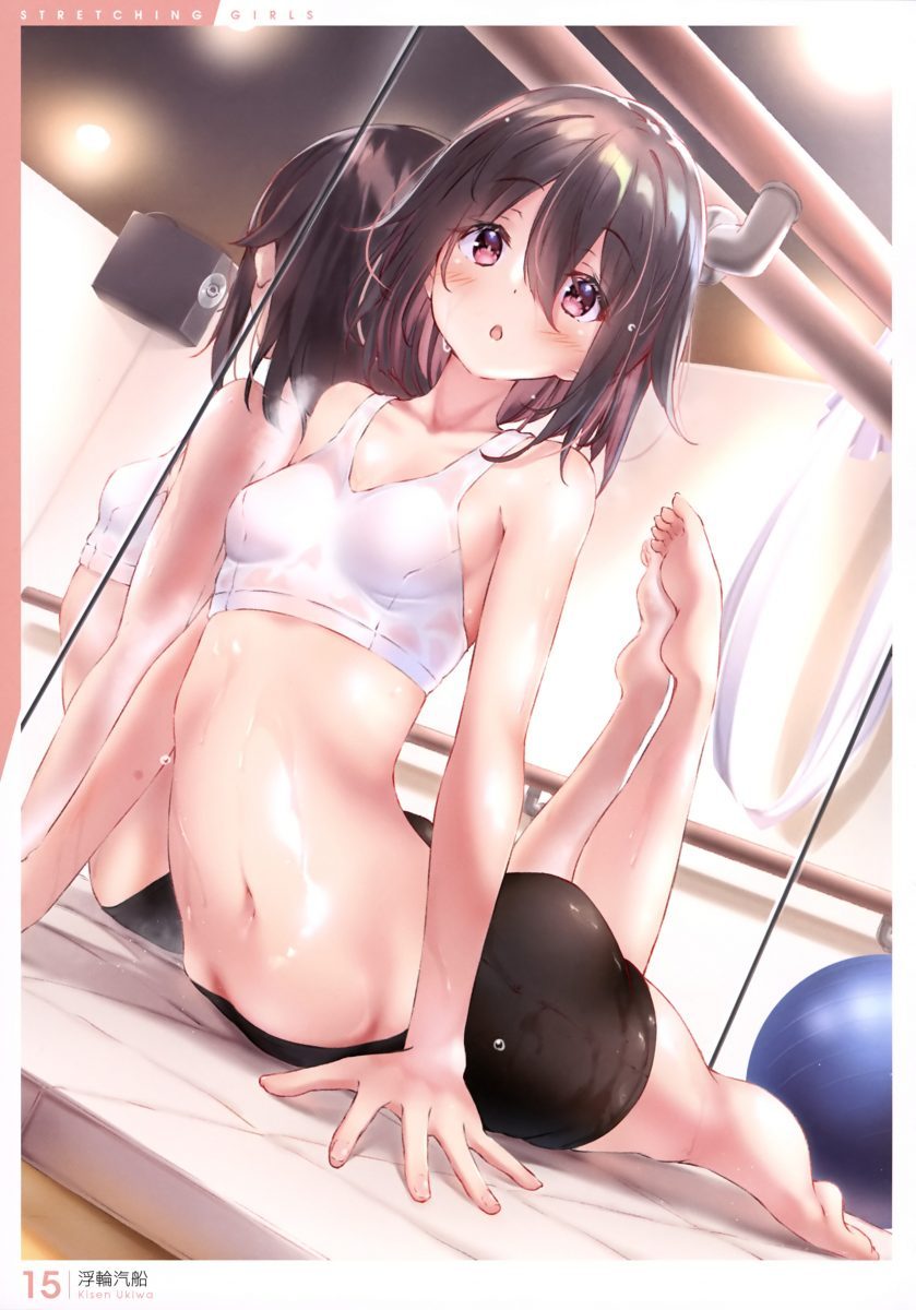Dengeki Moeoh June 2021 Stretching Girls Dengeki Moeoh Art Book 0011