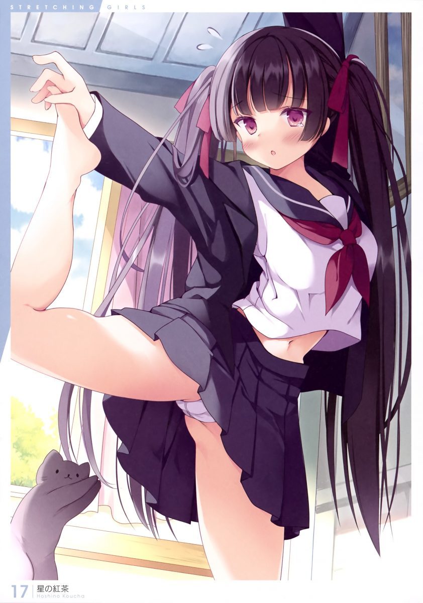 Dengeki Moeoh June 2021 Stretching Girls Dengeki Moeoh Art Book 0013