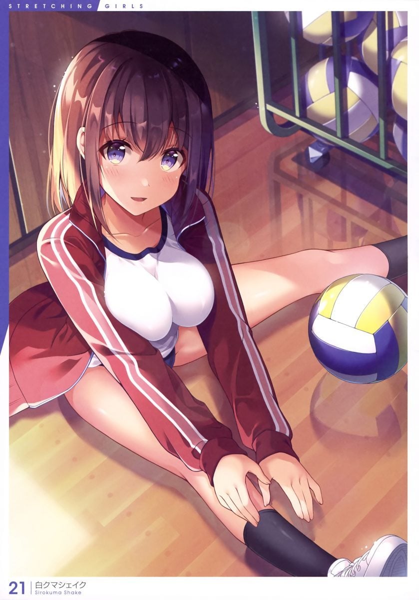 Dengeki Moeoh June 2021 Stretching Girls Dengeki Moeoh Art Book 0017