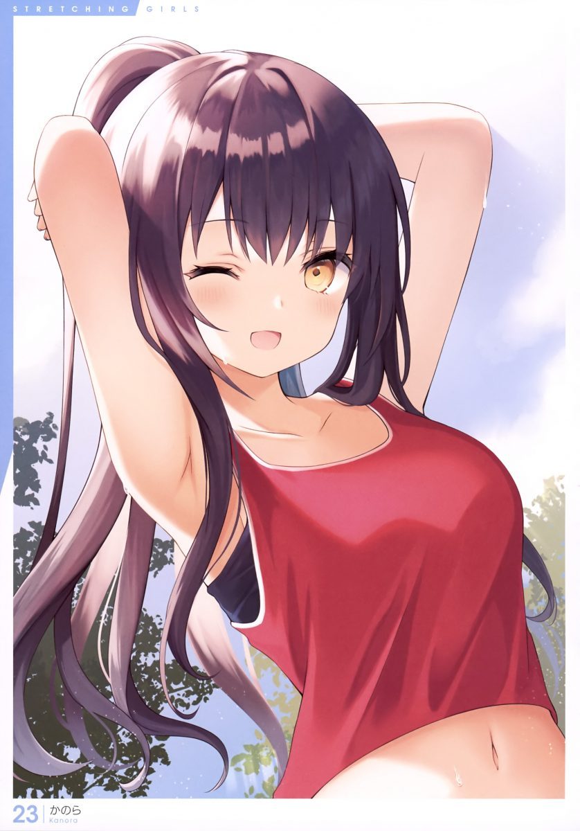 Dengeki Moeoh June 2021 Stretching Girls Dengeki Moeoh Art Book 0019