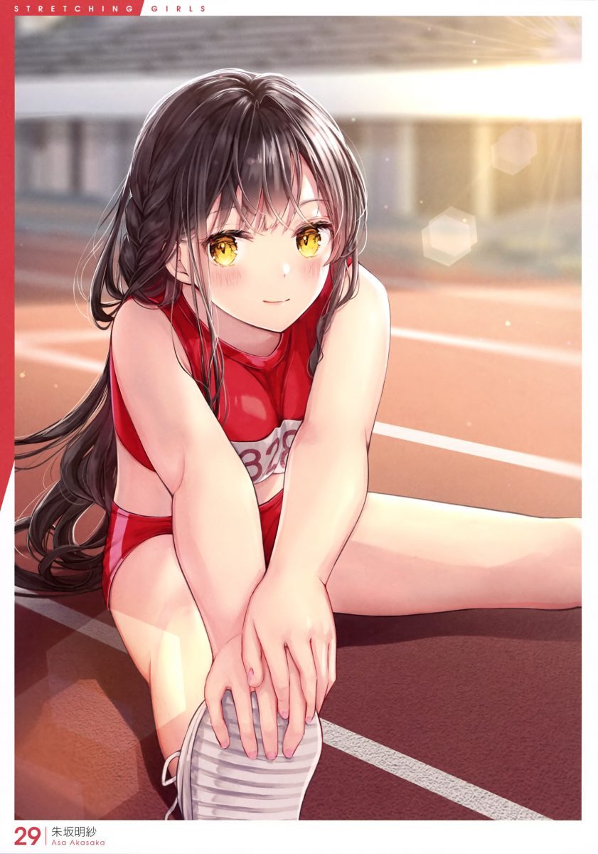 Dengeki Moeoh June 2021 Stretching Girls Dengeki Moeoh Art Book 0025