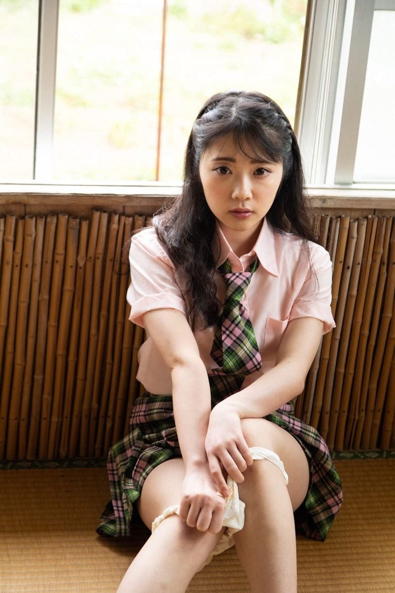 Ema In Her School Uniform