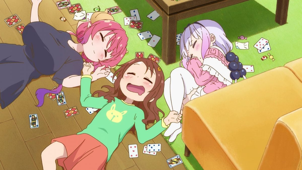 Miss Kobayashi's Dragon Maid S Episode 3 Ilulu Riko Kanna Nap