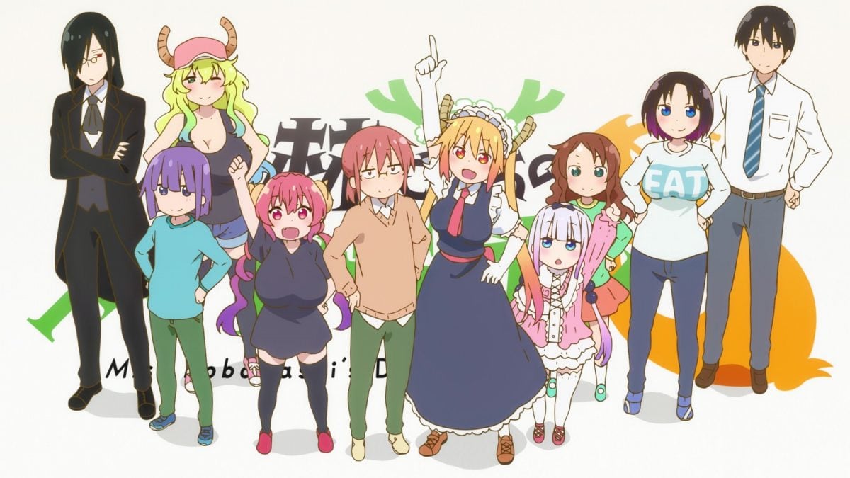 Miss Kobayashi's Dragon Maid S OP Dragons And Friends
