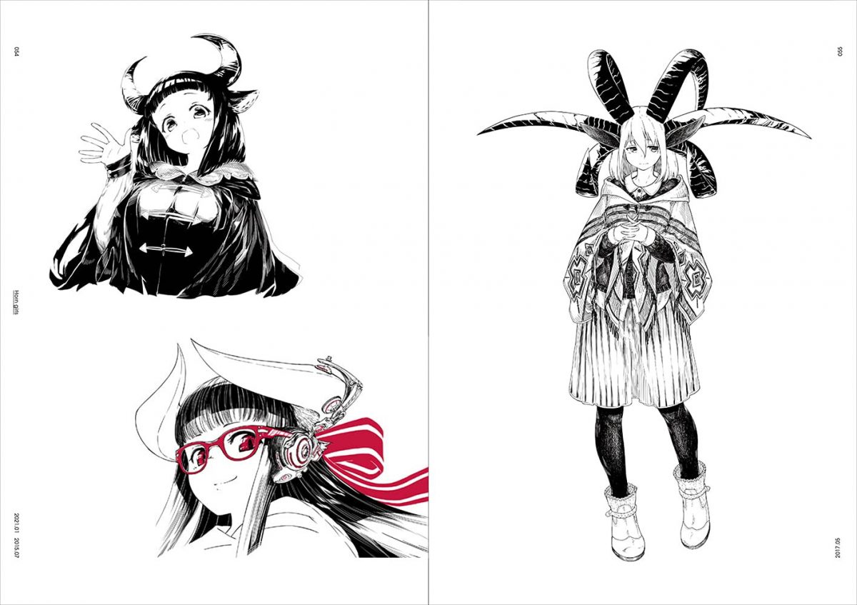 Jaco Artworks Black & White Girls Illustration & Technique 0005