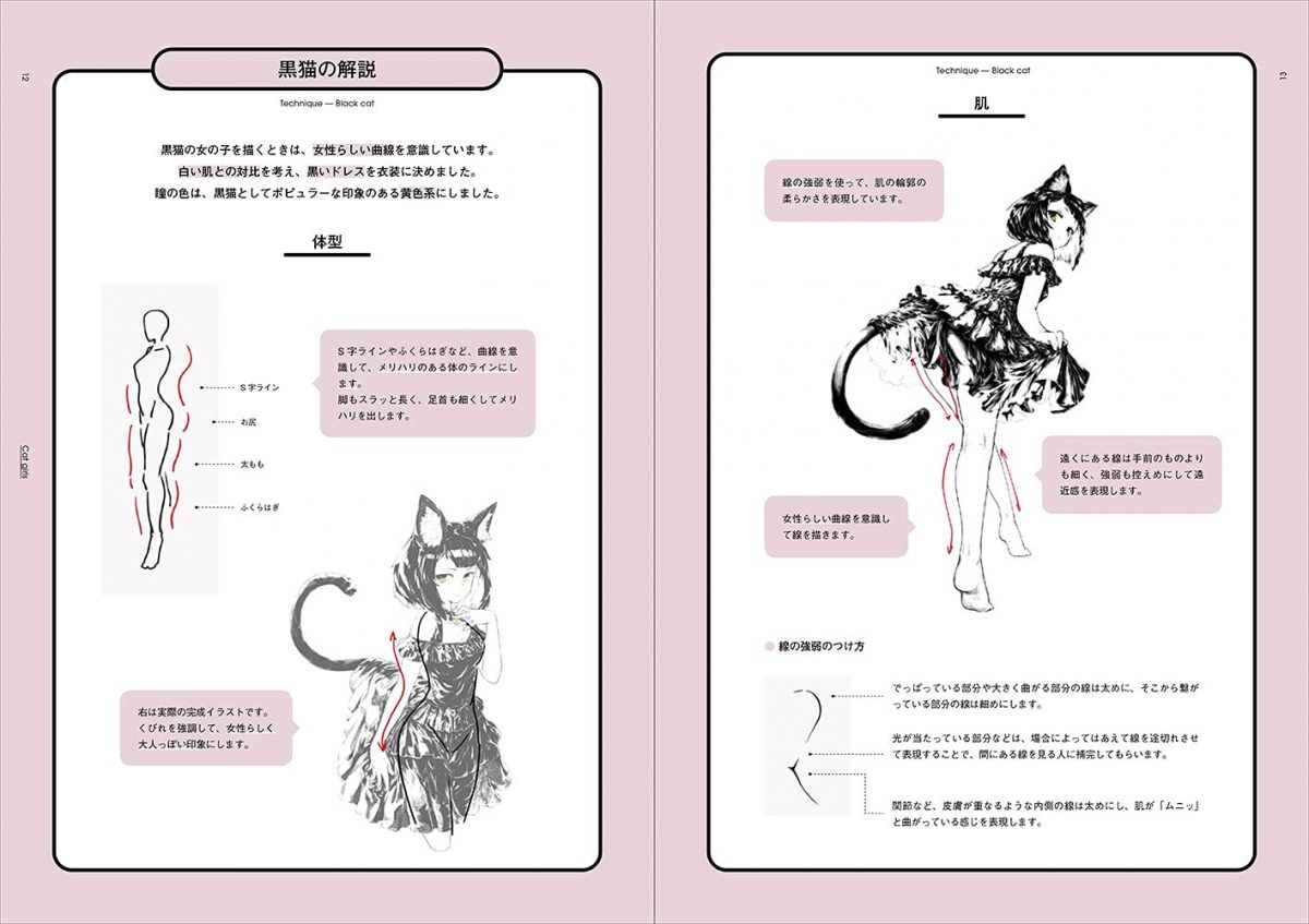 Jaco Artworks Black & White Girls Illustration & Technique 0011