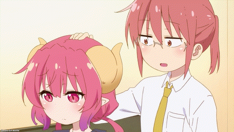 Miss Kobayashi’s Dragon Maid S Episode 5 Kobayashi Pats Ilulu's Head