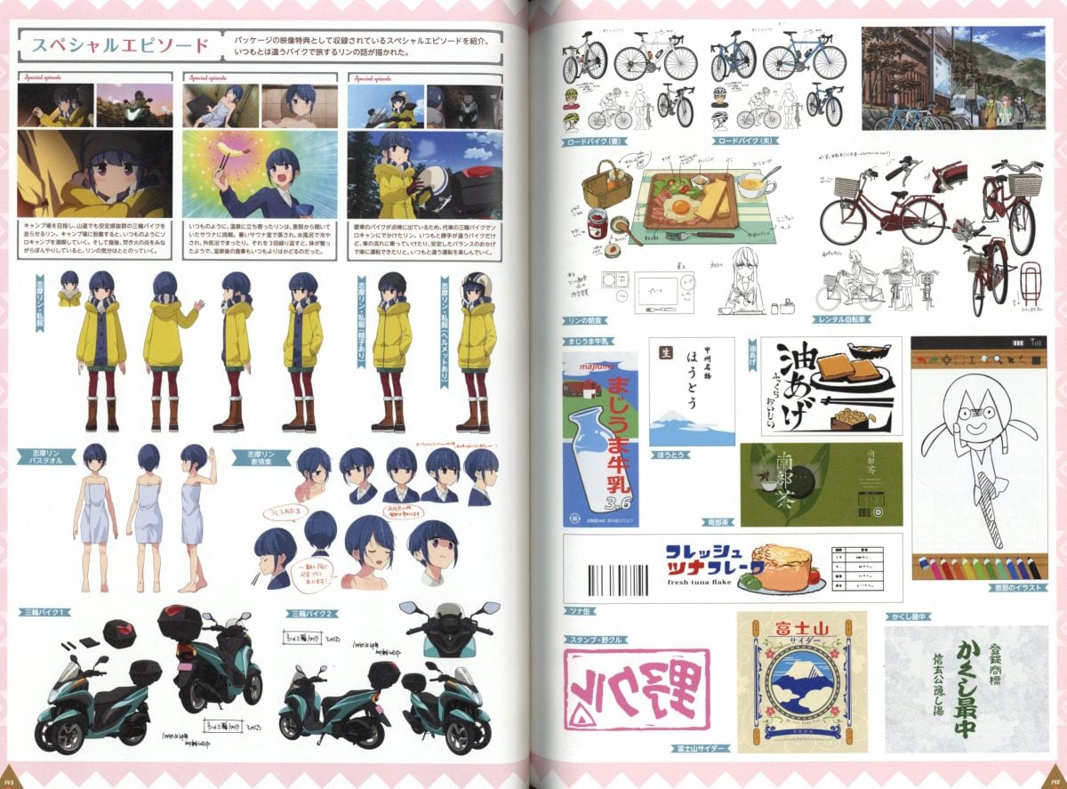 Yurucamp Season 2 Official Guide Book Outdoor Activity Report 2 0009