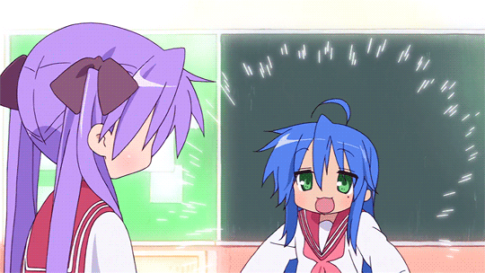 Lucky Star Short Anime Girl