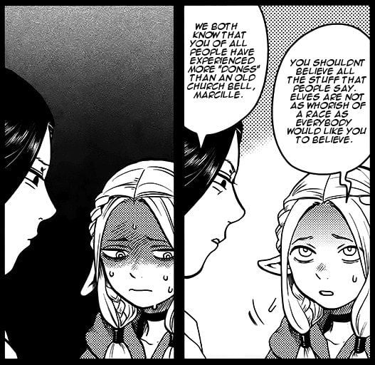 Delicious in Dungeon manga anime elves