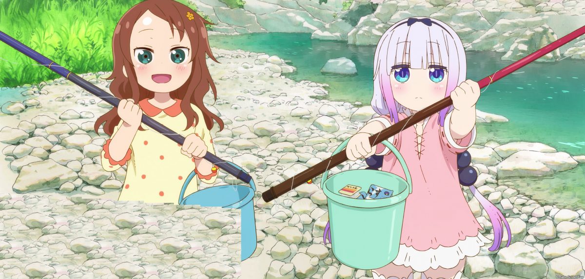 Miss Kobayashi’s Dragon Maid S Episode 9 Riko Kanna Want To Fish