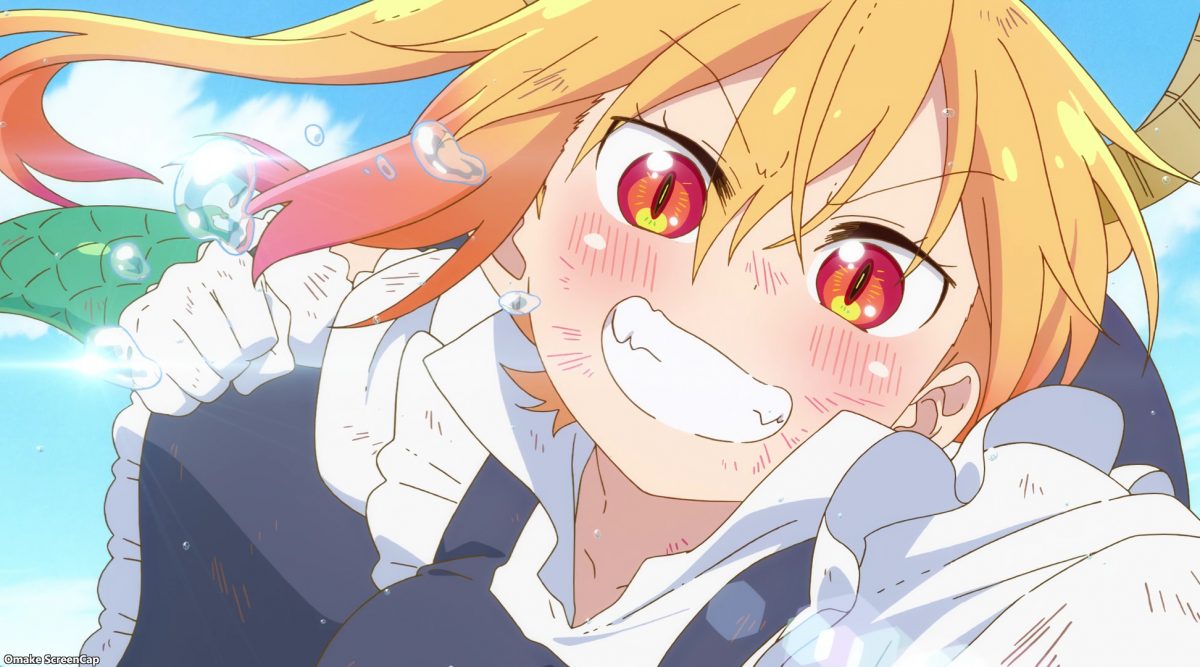 Miss Kobayashi’s Dragon Maid S Episode 9 Tohru Cocks Back Fist