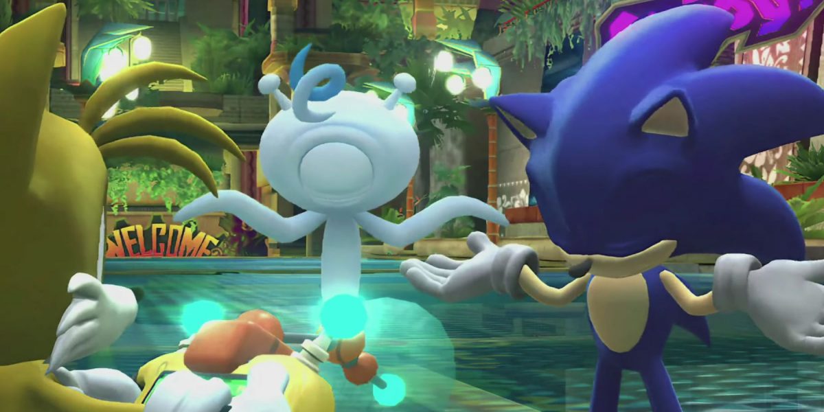 Sonic Colors Shrug
