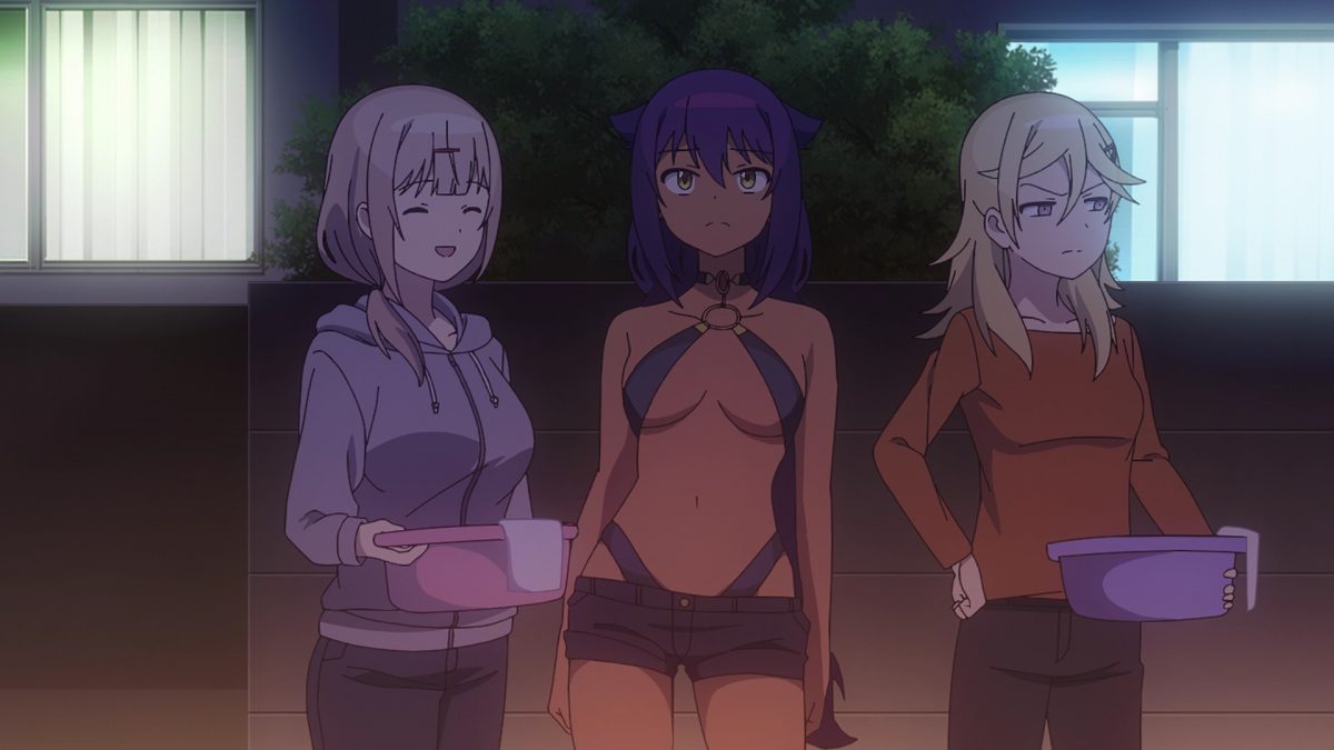 The Great Jahy Will Not Be Defeated! Episode 8 Store Manager Jahy Landlady Outside Bathhouse