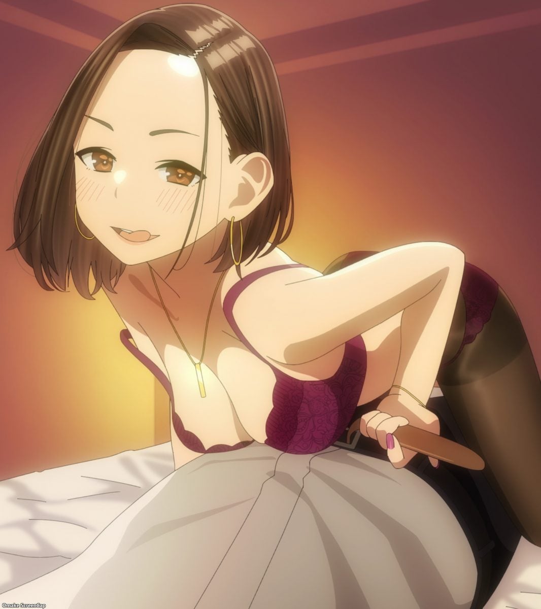 Ganbare Doukichan Episode 9 Senpai San Lies On Top Of Doukikun