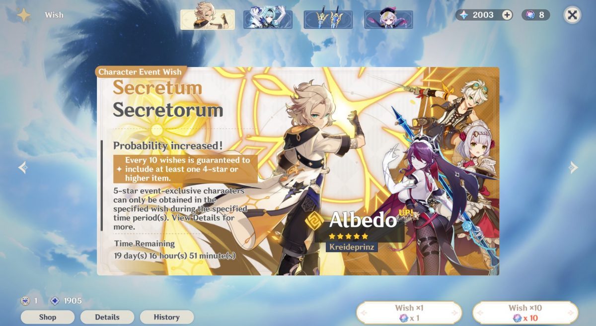 Genshin Impact Game Albedobanner