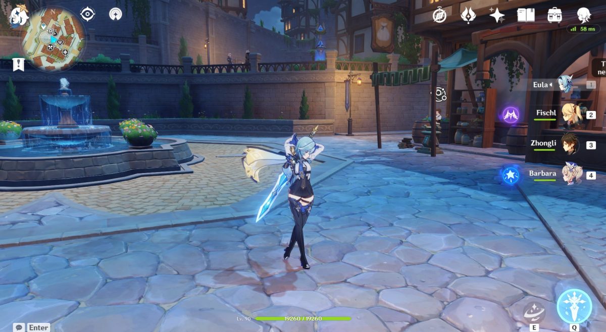 Genshin Impact Game Eulapose