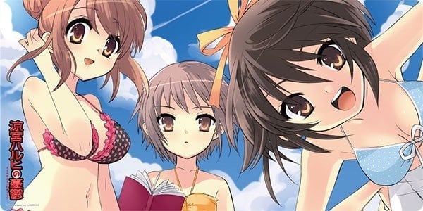 The Melancholy of Haruhi Suzumiya Rubber Play Mat Swimsuit Collection A