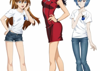 Evangelion Characters Wearnig Jeans Megumi Hayashibara