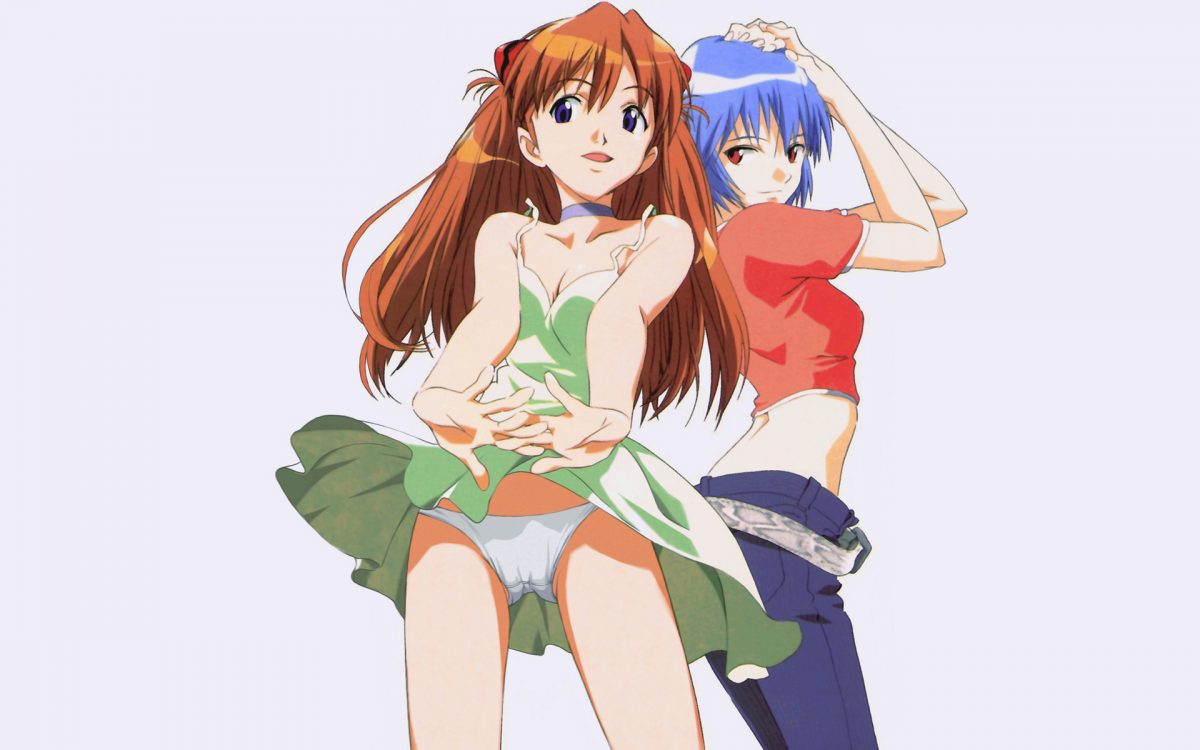 Evangelion Girls Look Good In Jeansd