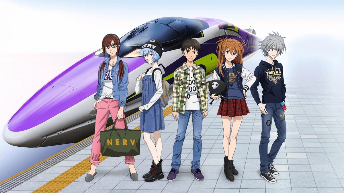 Let's Go On The Shinkansen With The Evangelion Gang