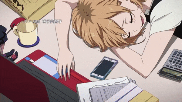 Shirobako Sleeping