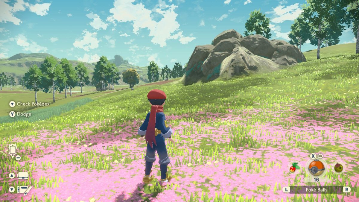 Pokémon Legends: Arceus overworld