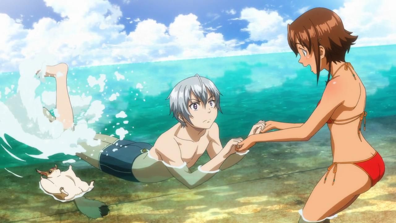 Gargantia On The Verdurous Planet Ledo Anime Swimming - from Production I.G.