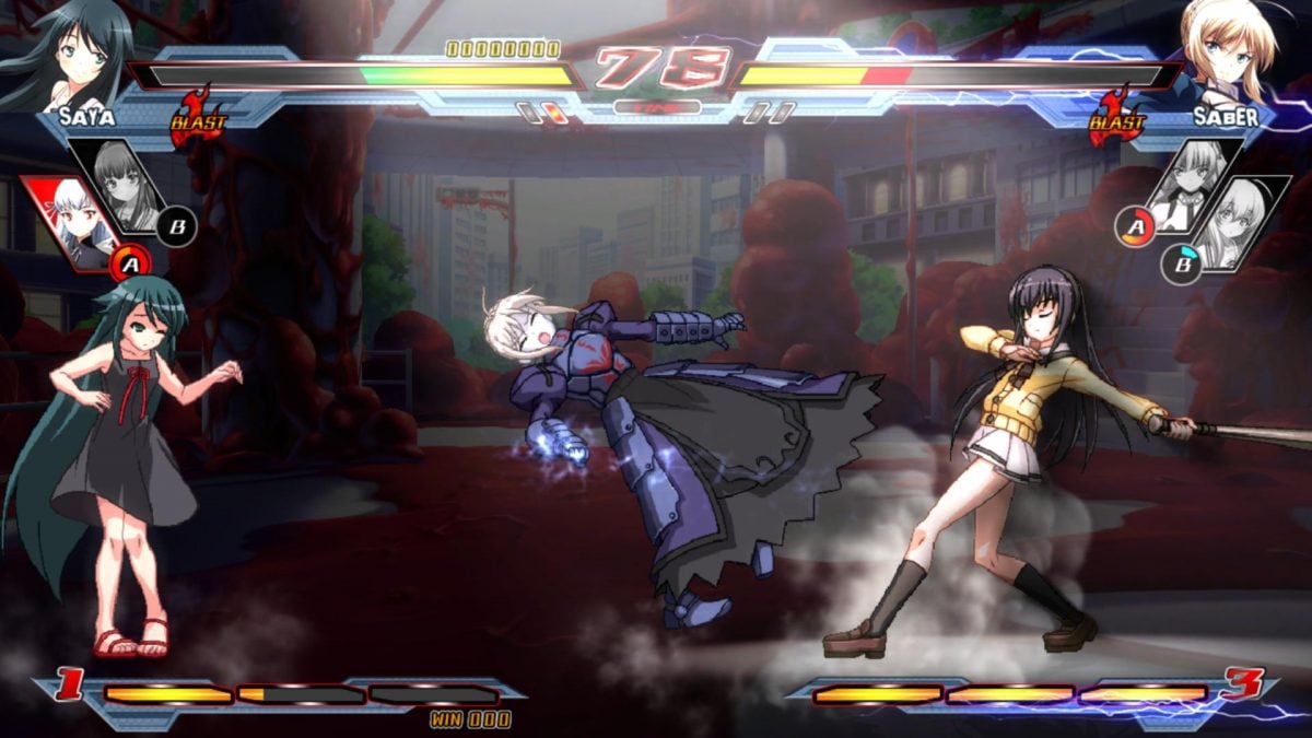 Nitroplus Blasterz Saber And Yuki