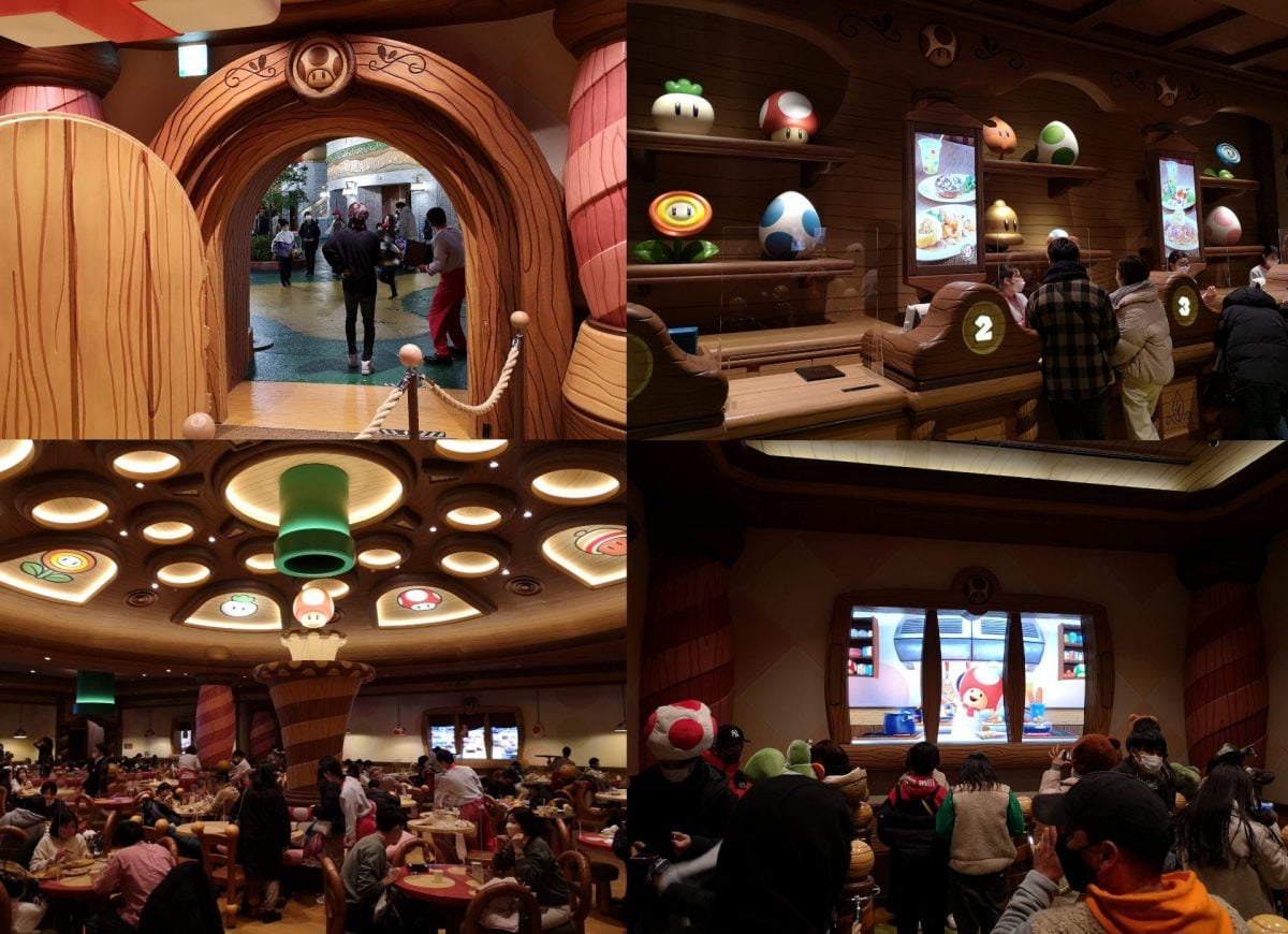 Super Mario World Inside The Restaurant