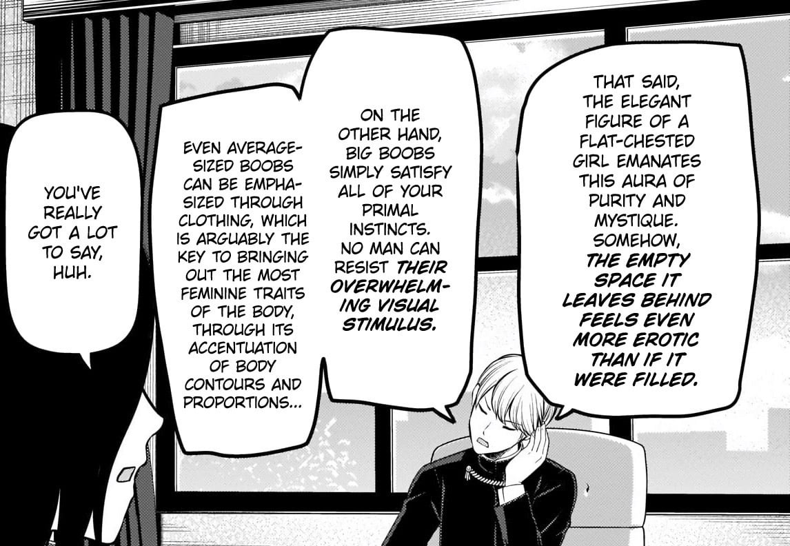 Kaguya Sama Oppai Manga Panel