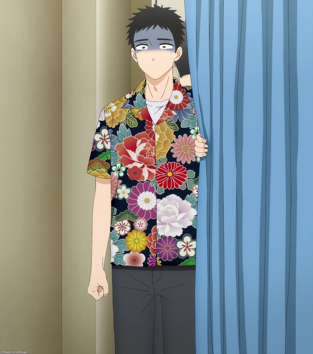 My Dress Up Darling Episode 10 Gojou Wears Flowery Shirt
