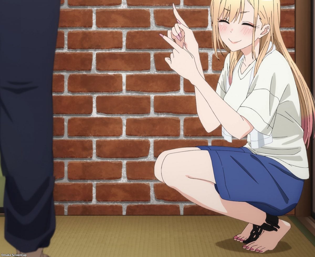 My Dress Up Darling Episode 10 Marin Proud Of Brick Wall Backdrop